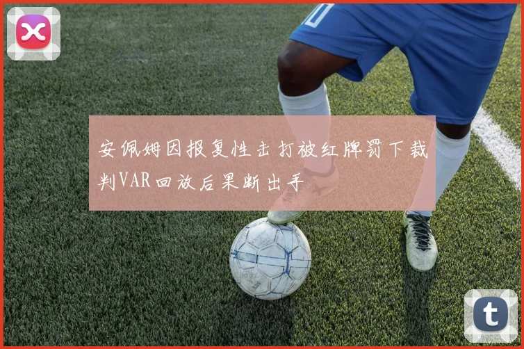 安佩姆因报复性击打被红牌罚下裁判VAR回放后果断出手